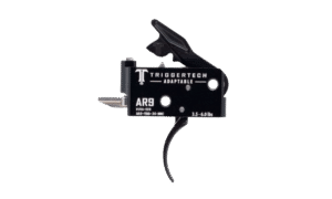 TRIGGERTECH AR9 ADAPTABLE PVD BLACK CURVED TRIGGER