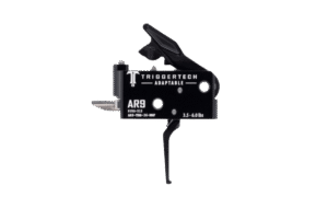 TRIGGERTECH AR9 ADAPTABLE PVD BLACK TRIGGER FLAT