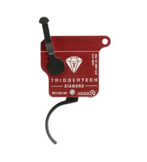 TRIGGERTECH REM700 DIAMOND PVD BLACK TRADITIONAL CURVED TRIGGER