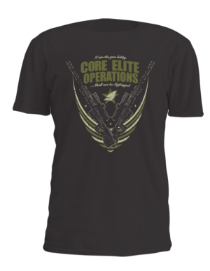 CORE ELITE OPERATIONS DOUBLE GUN T-SHIRT