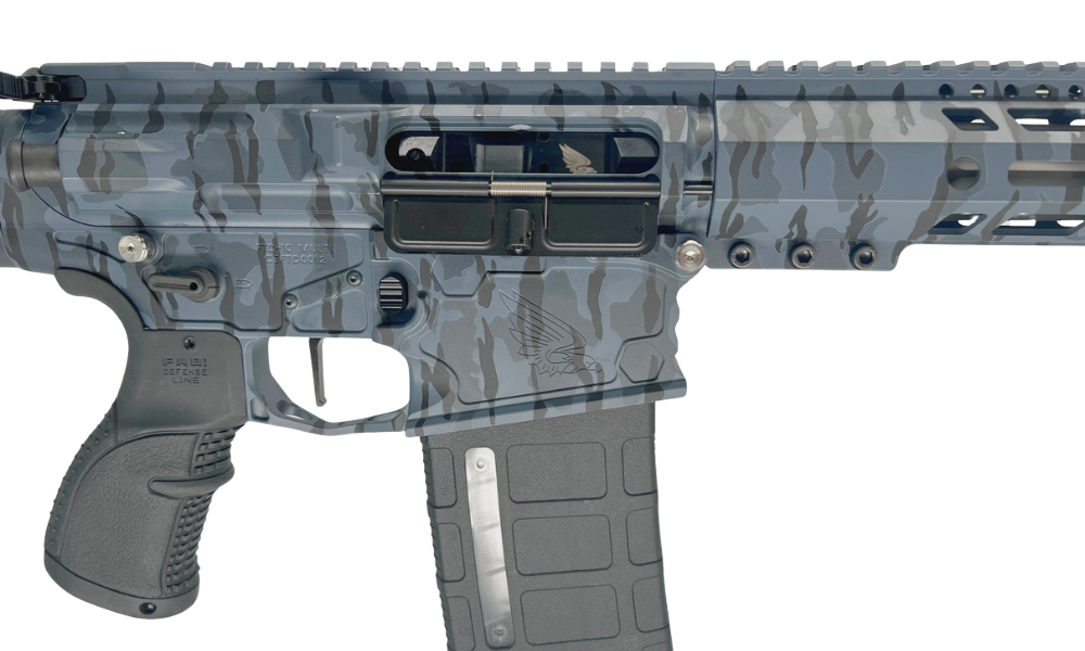 FTD10 CUSTOM 24" 6.5 CREEDMOOR FLUTED GREY BOTTOM LANDS CAMO Core