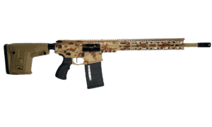 FTD-10 CUSTOM 18" .308 WIN FLUTED - CHOCO CHIP CAMO