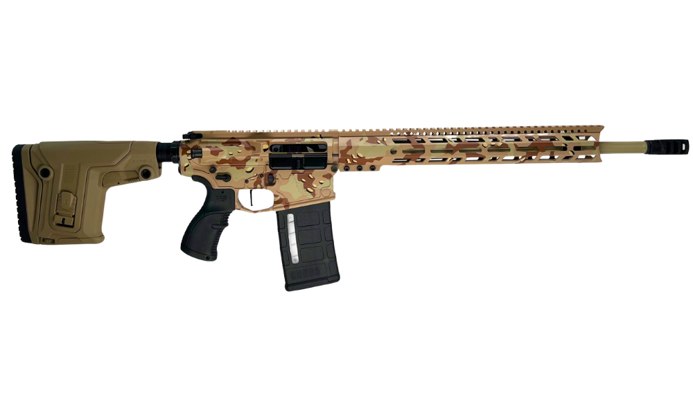FTD10 CUSTOM 18" .308 WIN FLUTED CHOCO CHIP CAMO Core Elite Operations