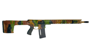 FTD-10 CUSTOM 20" .308 WIN FLUTED - WOODLAND CAMO