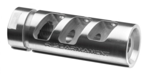 RISE ARMAMENT RA-701 5.56 MUZZLE BRAKE - STAINLESS STEEL