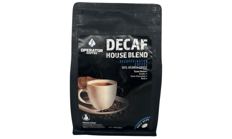 OPERATOR COFFEE - HOUSE BLEND DECAFFEINATED WHOLE BEAN 12 OZ - Core ...