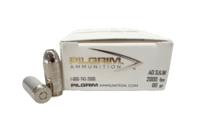 PILGRIM AMMUNITION - .40S&W HOLLOW POINT 60GR 20RND