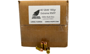 CEO 40 S&W 180GR EXTREME RNFP FMJ 500CT CASE