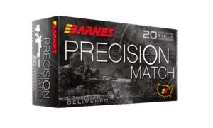 BARNES PRECISION MATCH 300 BLACKOUT 220GR JACKETED HOLLOW POINT 20RND BOX