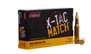 PMC X-TAC MATCH 308WIN 168GR OPEN TIP MATCH 20RND BOX